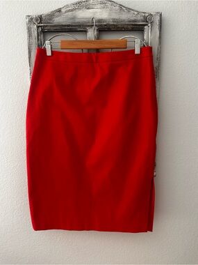 Banana Republic Red Pencil Skirt